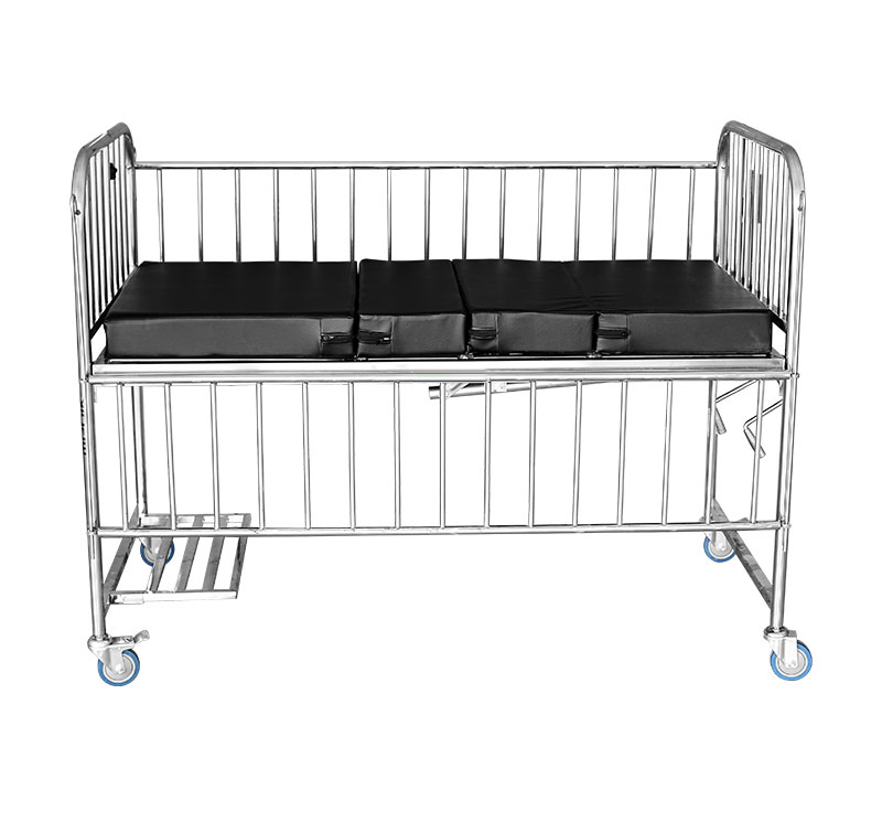 Manual Two Function Pediatric Stainless steel Bed