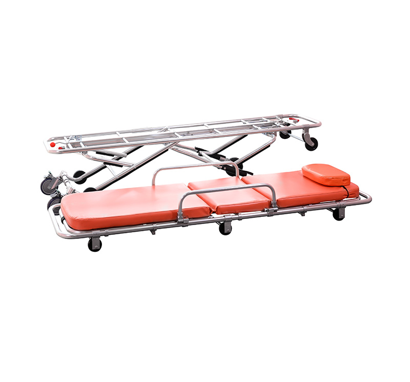 Folding Emergency Ambulance Stretcher - Image 2