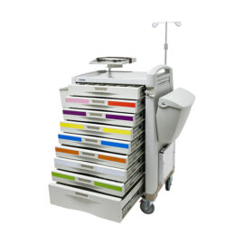 9 Layers Colorful Color Emergency Trolley
