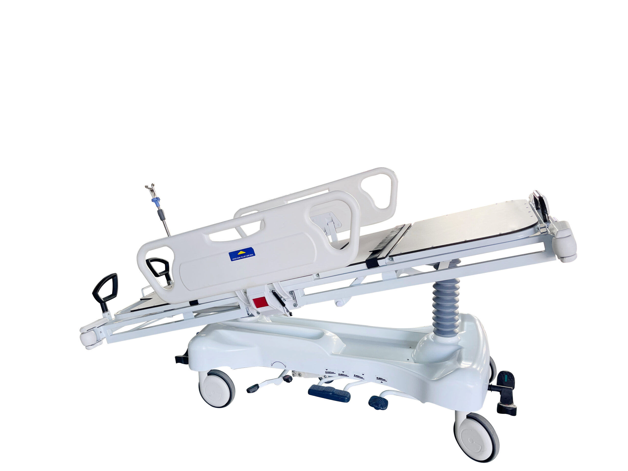 ABS Side Railing Radiolucent Hydraulic Patient Stretcher - Image 3