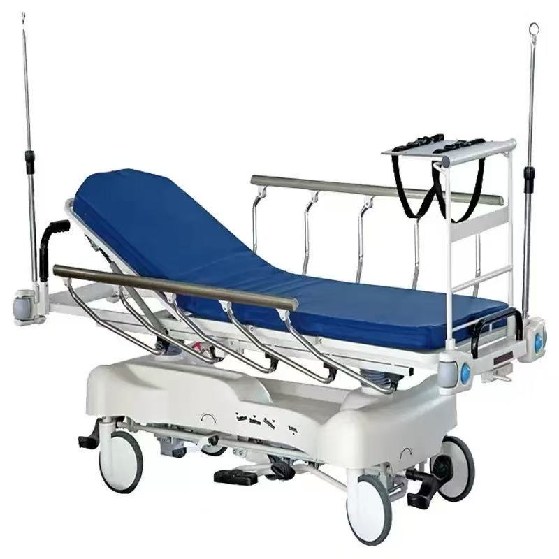 ABS Side Railing Radiolucent Hydraulic Patient Stretcher - Image 4