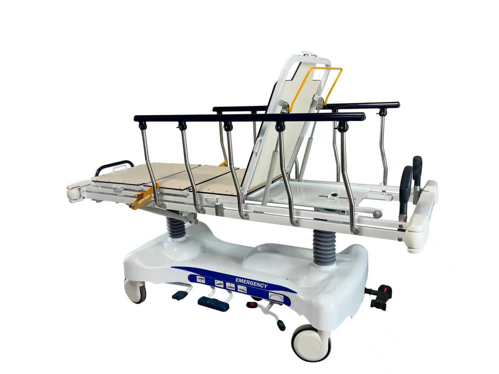 Full body X-RAY Radiolucent Hydraulic Patient Stretcher - Image 4