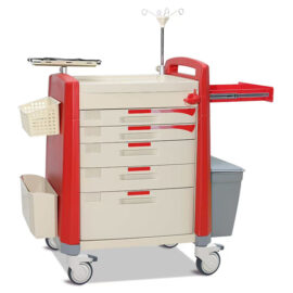 Red Color Medical Crash Cart on Wheels.docx