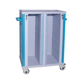 Medical Record Holder Trolley On Wheels