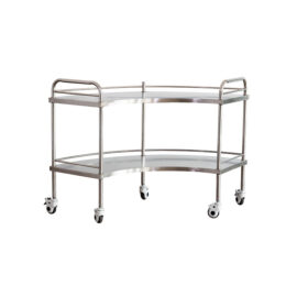 Fan Shape Instrument Trolley With Casters