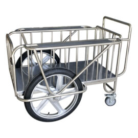 Medical Delivery Trolley With Two Big Wheels