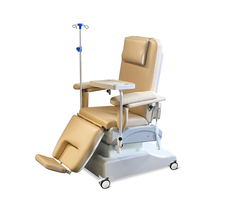 Comfortable Outpatient Dialysis Chair On Wheels