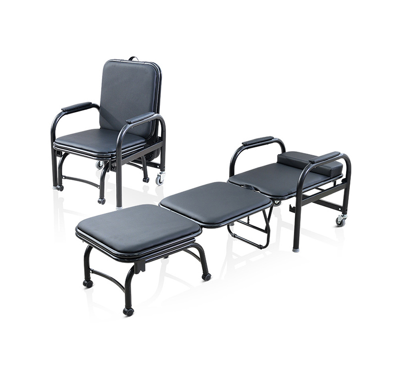 Folding Hospital Furniture Sleeper Chairs - Image 2