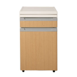 Woodgrain ABS bedside cabinet