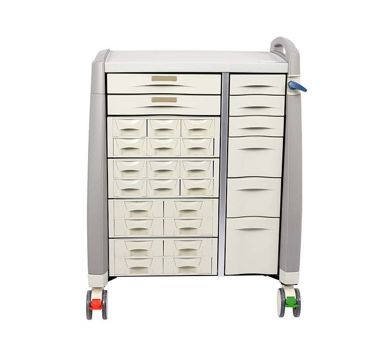 Locking Medication Cart with Bin Cassette - Image 2