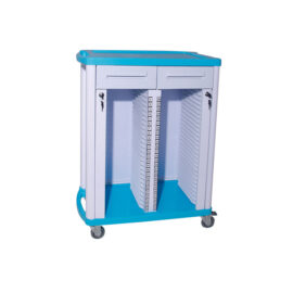 50 partitions Medical Patient Record Trolley