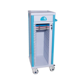 ABS Medical File Trolley With 25 Layers