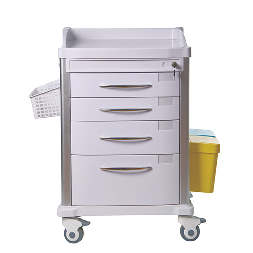 Colorful Anesthesia Crash Trolley - Image 6