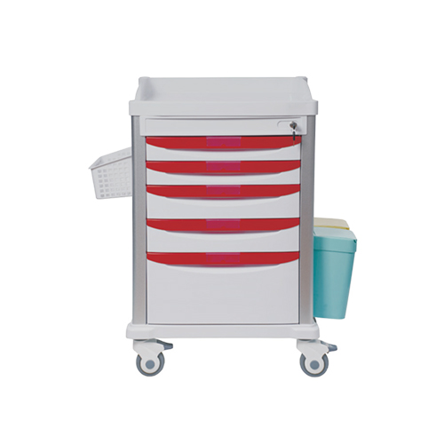 Colorful Anesthesia Crash Trolley - Image 7