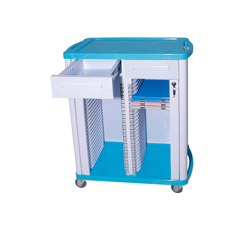 50 partitions Medical Patient Record Trolley - Image 2