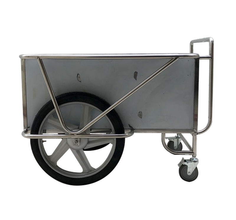 Medical Delivery Trolley With Two Big Wheels - Image 2