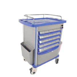 Hospital Lockable Medication Trolley