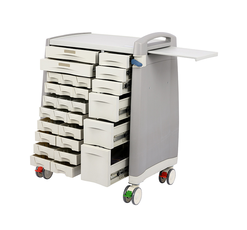 Locking Medication Cart with Bin Cassette - Image 3