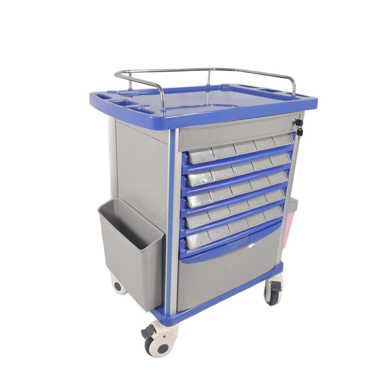 Hospital Lockable Medication Trolley