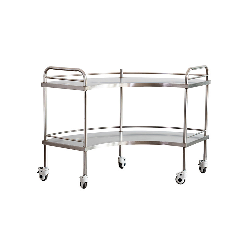 Fan Shape Instrument Trolley With Casters - Image 3