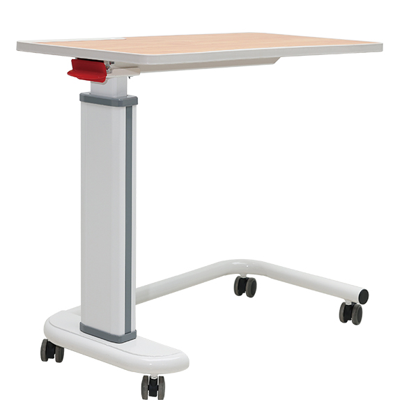 Wooden Top Overbed Table
