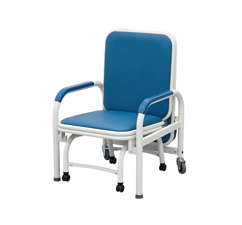 Folding Hospital Furniture Sleeper Chairs - Image 4