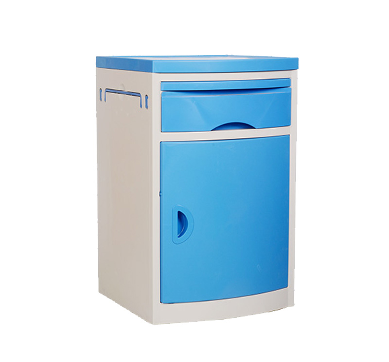 Hospital Blue Bedside Cabinet - Image 5