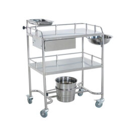 Two layer Instrument Trolley with drawer