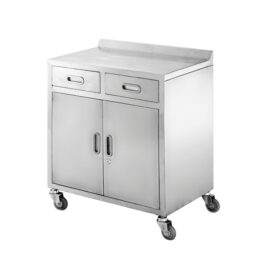 Anesthesia Trolley With Drawers And Cabinet