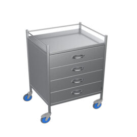 Resuscitation Trolley With Castors